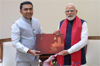 Coffee Table book ‘Temples of Goa – A Spiritual Odyssey’ presented to PM Modi by Goa CM, Pramod Sawant